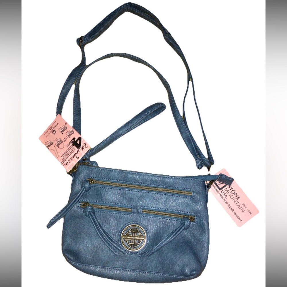 Stone Mountain USA The Charluzzo 4 Bagger Blue Vegan NWT! Vacation Travel Bag